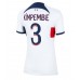 Paris Saint-Germain Presnel Kimpembe #3 Borta matchtröja Dam 2023-24 Kortärmad Billigt